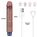 Wibrator Real Softee 22,9 cm Różowy - 15