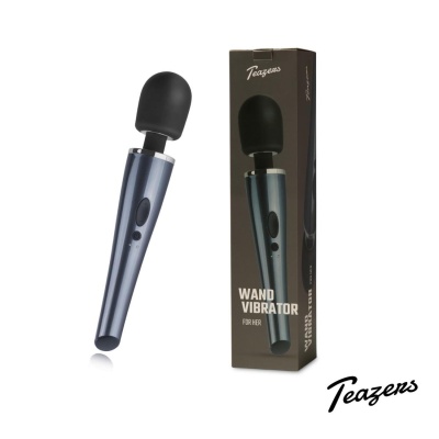 Black Lightning Wand Vibrator - 1