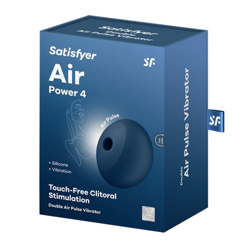 Stymulator łechtaczkowy Air Power 4 z falami ciśnienia i wibracją, 8,5 cm - 5