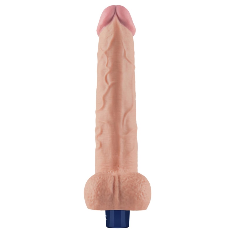 Wibrator dildo Real Softee 26,5 cm (Flesh) - 7