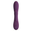 Rosolyn Purple - wibrator króliczek z podwójną stymulacją, dwa silniki, 19 cm - 4