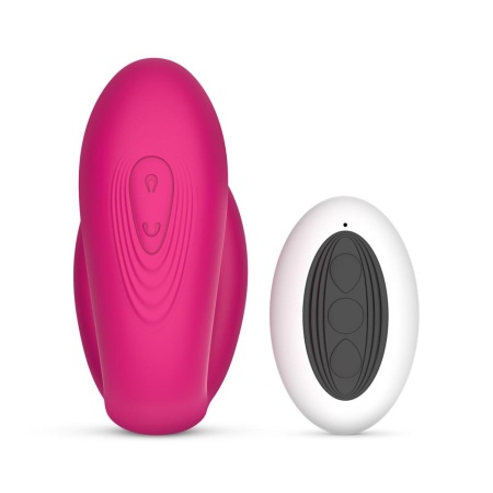 Wibrator dla par Teazers Couple Vibrator z pilotem zdalnego sterowania - silikonowy stymulator U-kształtny z trzema końcówkami w - 3
