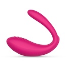 Wibrator dla par Teazers Couple Vibrator z pilotem zdalnego sterowania - silikonowy stymulator U-kształtny z trzema końcówkami w - 4