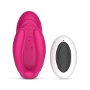 Wibrator dla par Teazers Couple Vibrator z pilotem zdalnego sterowania - silikonowy stymulator U-kształtny z trzema końcówkami w - 5