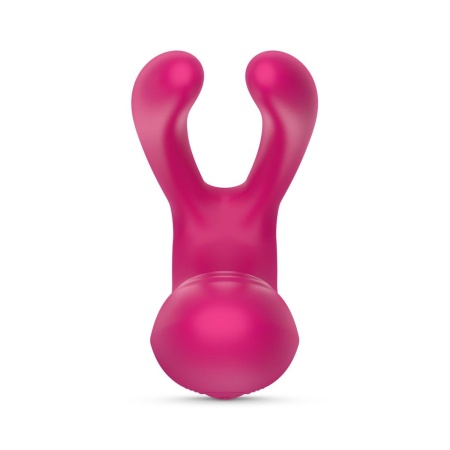 Wibrator dla par Teazers Couple Vibrator z pilotem zdalnego sterowania - silikonowy stymulator U-kształtny z trzema końcówkami w - 6