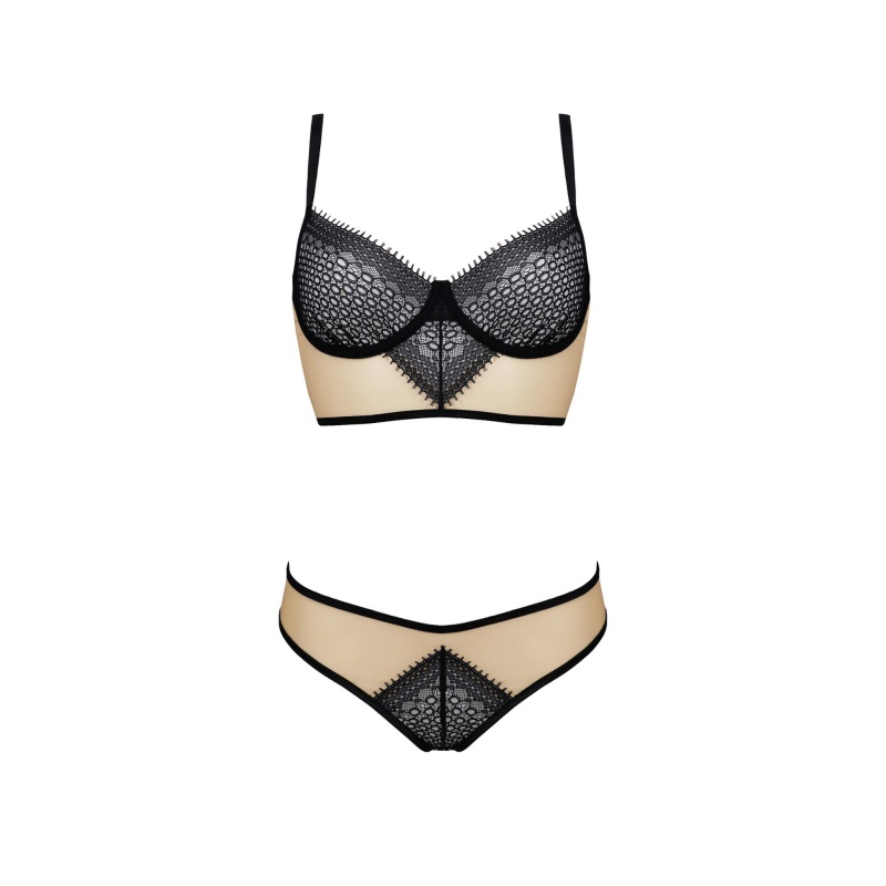 Bielizna-DENERYS SET beige XXL/XXXL - 3