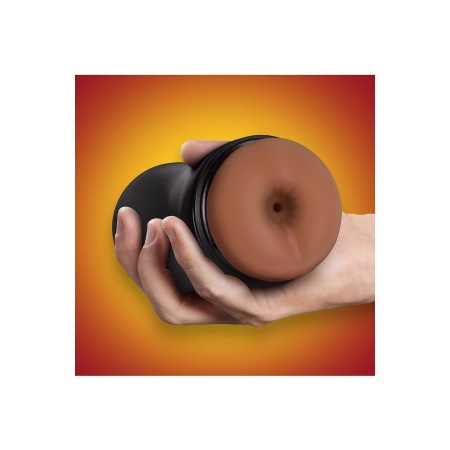 Masturbator Manny The Fireman - samoślizgowy stymulator TPE z regulacją podciśnienia, 17,7 cm - 4