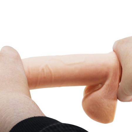 Dildo Sliding Skin 8.1'' z ruchomą skórą i przyssawką (20,5 cm) - 8