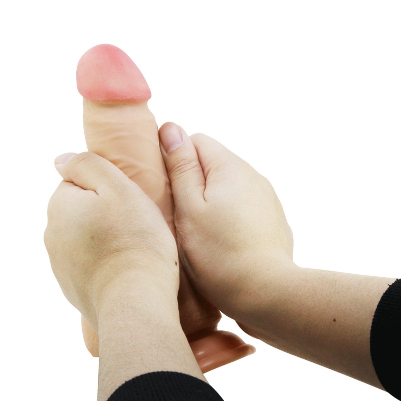 Dildo Sliding Skin 8.1'' z ruchomą skórą i przyssawką (20,5 cm) - 9