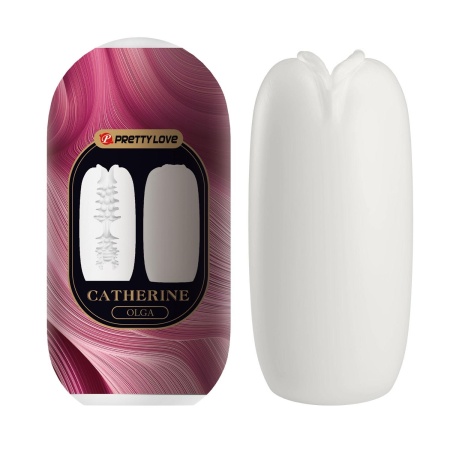Masturbator Catherine Olga z dwustronną wkładką 8 cm - 8