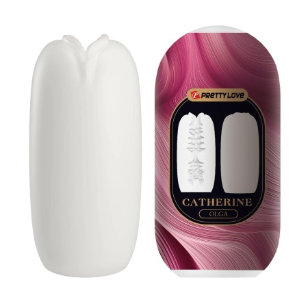 Masturbator Catherine Olga z dwustronną wkładką 8 cm - 10