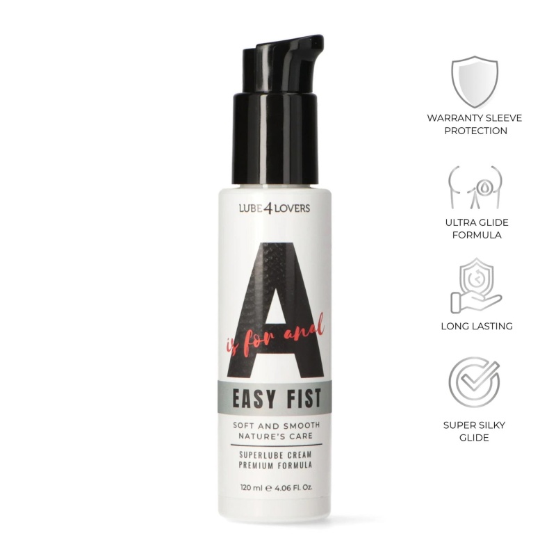 Kremowy lubrykant analny Easy Fist 120 ml - 1