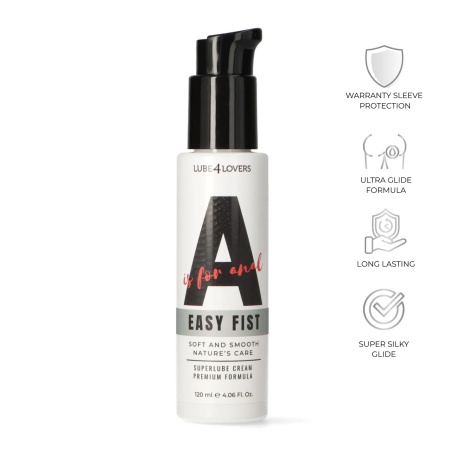 Kremowy lubrykant analny Easy Fist 120 ml - 1