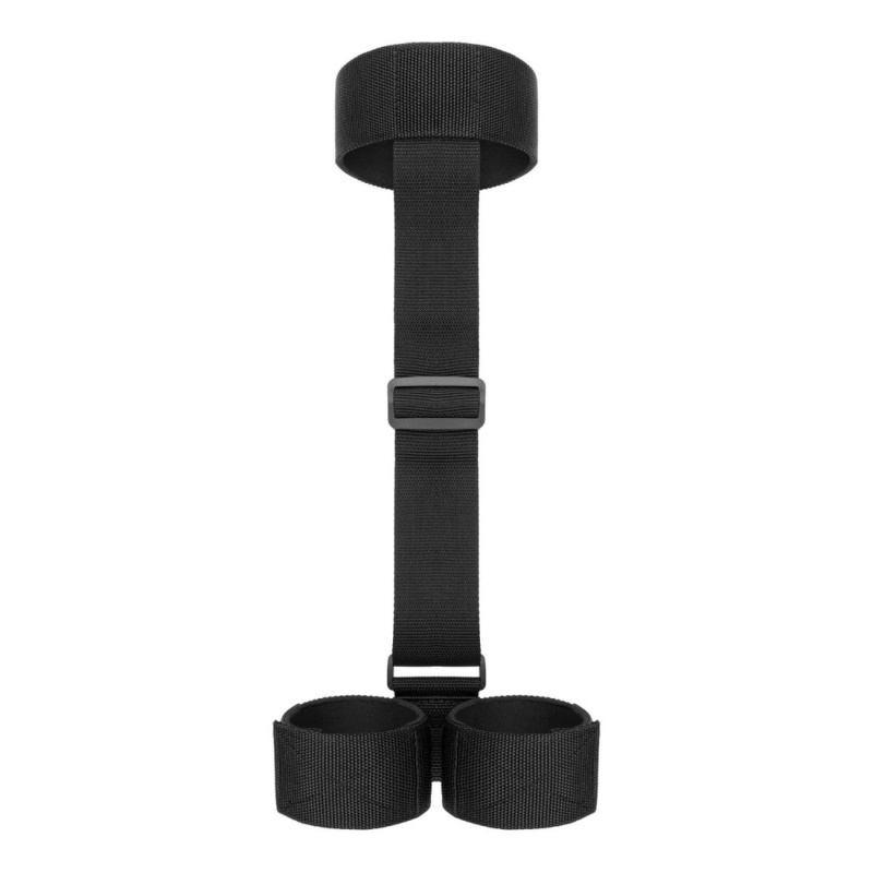 Bedroom Fantasies - Soft Straps Arm and Neck Restraints Black - 3