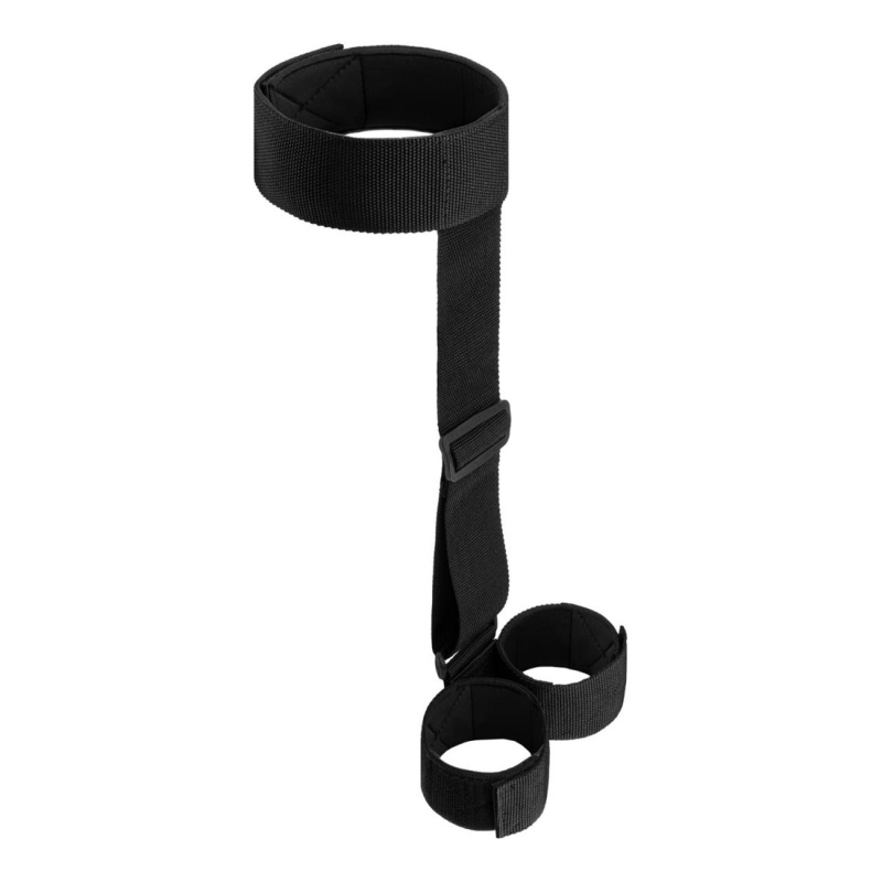 Bedroom Fantasies - Soft Straps Arm and Neck Restraints Black - 4