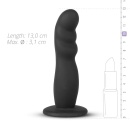 Uprząż strap-on Realistic z silikonowym dildo - regulowane paski, długość 13 cm, średnica 2,4-3,1 cm - 4