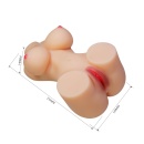 Masturbator Hetty z technologią Sort Skin i podwójnym kanałem - 27 x 15 x 14 cm - 10