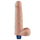 Wibrator dildo Real Softee 23 cm TPE 10 trybów wibracji nude - 4