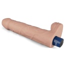 Wibrator dildo Real Softee 23 cm TPE 10 trybów wibracji nude - 9