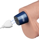 Wibrator dildo Real Softee 23 cm TPE 10 trybów wibracji nude - 12