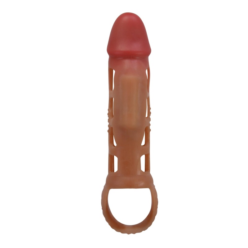 Nakładka na penisa Preston z wibracjami 18 cm - 3