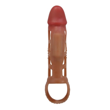 Nakładka na penisa Preston z wibracjami 18 cm - 3