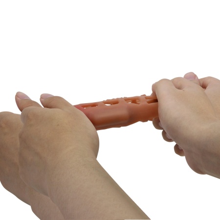 Nakładka na penisa Preston z wibracjami 18 cm - 6