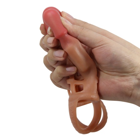 Nakładka na penisa Preston z wibracjami 18 cm - 7