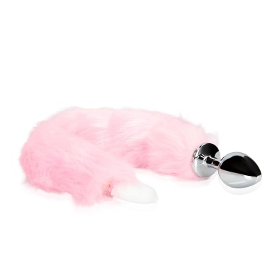 Light-up Fox Tail with Metal Butt Plug - 1
