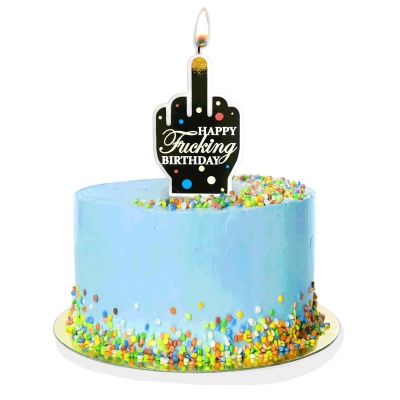 Happy F’ing Birthday Candle - 1