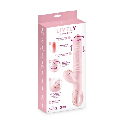 Lively 6-in-1 rabbit vibrator - 1 2