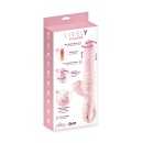 Wibrator Rabbit Lively 6-in-1 z rotacyjną główką 360°, tappingiem łechtaczki, podgrzewaniem i smukłą, długą konstrukcją - 2