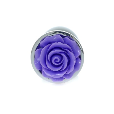 MyLove Toys - Jewellery Silver PLUG ROSE- Purple - 1