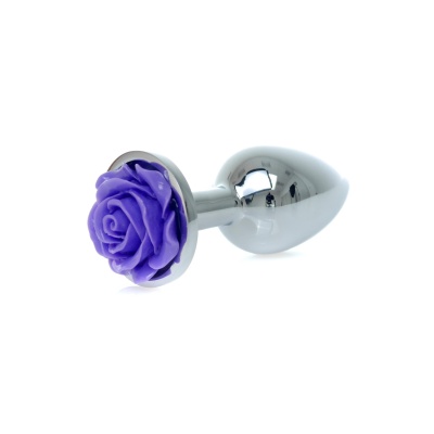 MyLove Toys - Jewellery Silver PLUG ROSE- Purple - 1 2