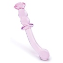 GLAZE GLASS ROSEBUD G-SPOT DILDO - 3