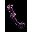GLAZE GLASS ROSEBUD G-SPOT DILDO - 4