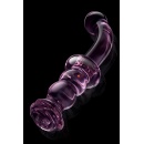 GLAZE GLASS ROSEBUD G-SPOT DILDO - 5