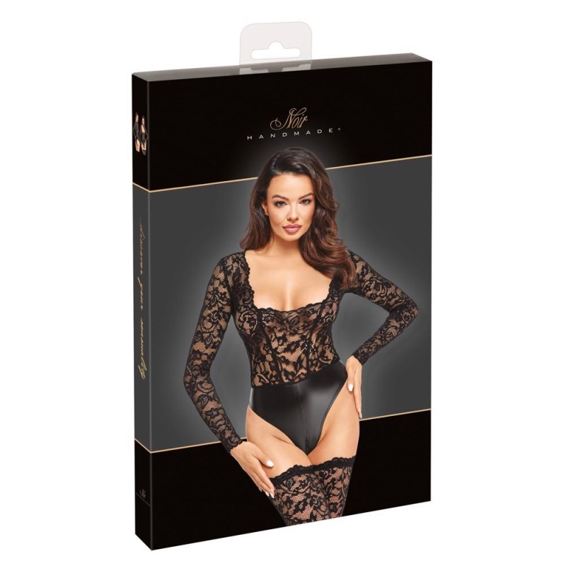 Noir lace body M - 1