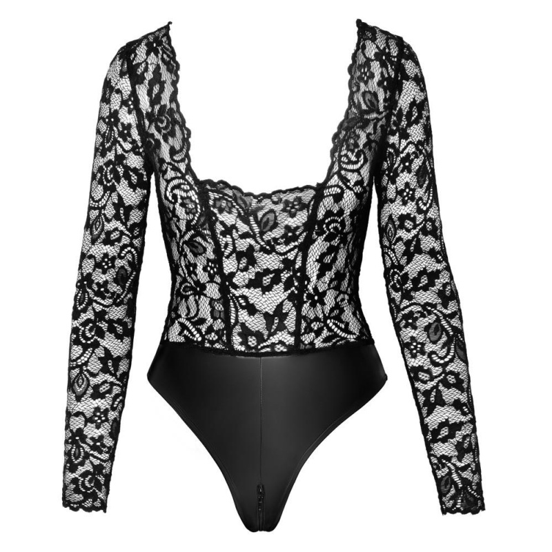 Noir lace body M - 7