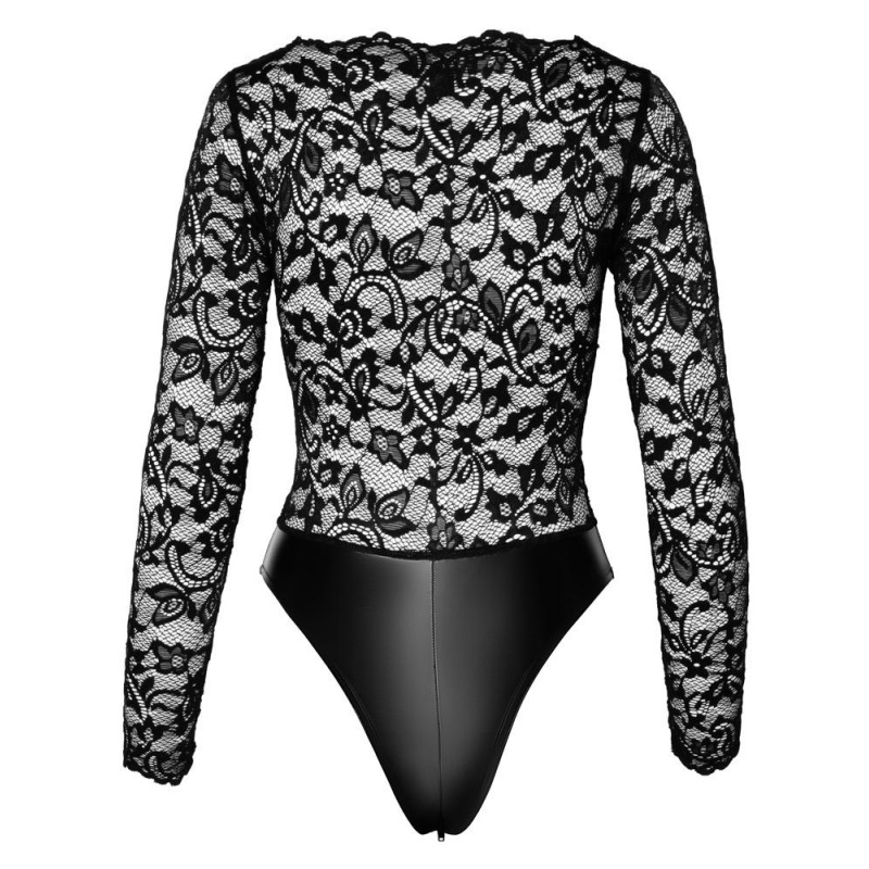 Noir lace body M - 8
