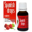 Krople na libido Spanish Drops Raspberry Romance 15 ml o smaku malinowym - 1