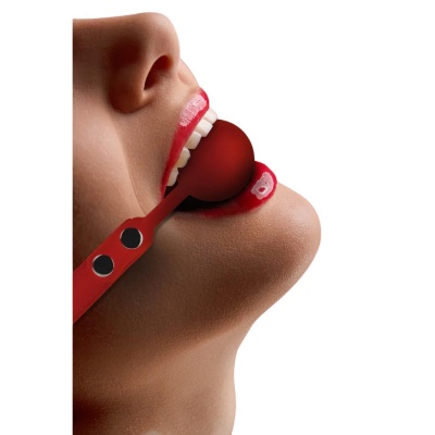 Silicone Ball Gag Red - 1
