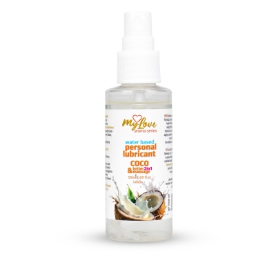 Preparat do intymnych doznań i masażu Aroma Series 2w1 Coco 50ml - 1