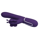 Wibrator króliczek Twinkled Tenderness Purple - ruchome kulki, podwójna stymulacja, 22,6 cm - 6