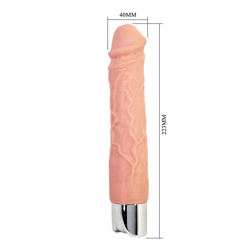 Osric Pro - elektryczne dildo z TPE, 10 trybów wibracji, USB-C, wodoodporne - 7