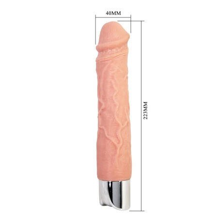 Osric Pro - elektryczne dildo z TPE, 10 trybów wibracji, USB-C, wodoodporne - 7