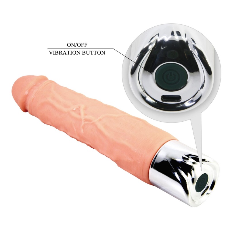 Osric Pro - elektryczne dildo z TPE, 10 trybów wibracji, USB-C, wodoodporne - 8