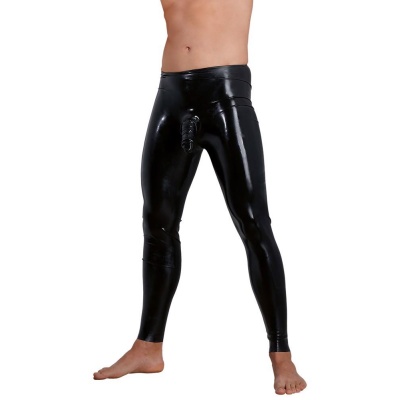 Men's Latex Leggings Sleeve LP-1097 - 1 2