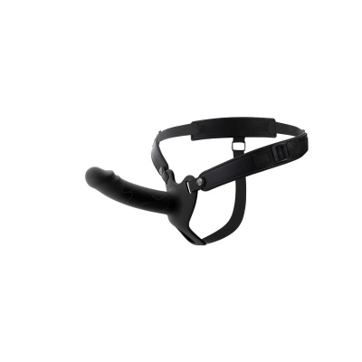Strapon Hollow z pustym kanałem – 16 cm - 1