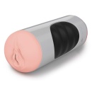 Masturbator wibracyjny PET Mega Grip Vibrating Stroke z regulowanym uciskiem bocznym i 10 trybami wibracji, długość 23,7 cm - 2